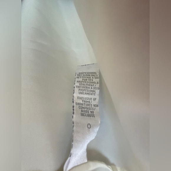 Theia Navy & White Nautical Stripe Jacquard Taffeta Full Skirt Formal Gown 4 - Picture 13 of 14